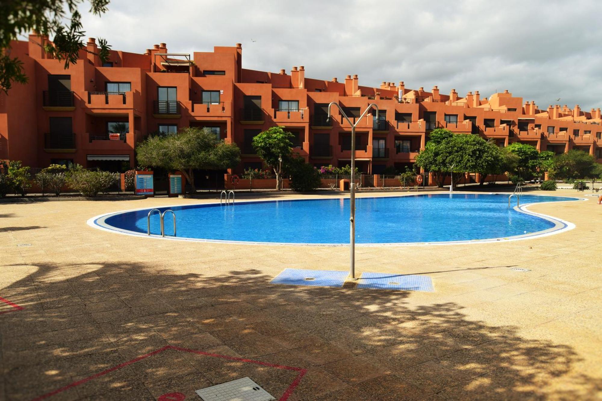 Paraiso La Tejita, terraza y piscina Exterior foto